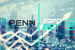 Penn Entertainment and ESPN Bet logos