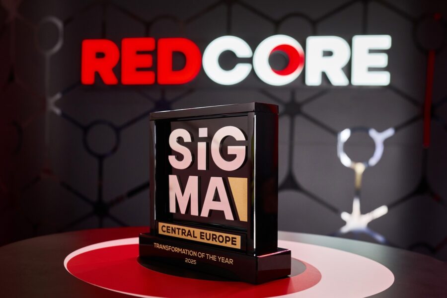 RedCore was awarded “Transformation of the Year” at SiGMA Central Europe B2B Awards