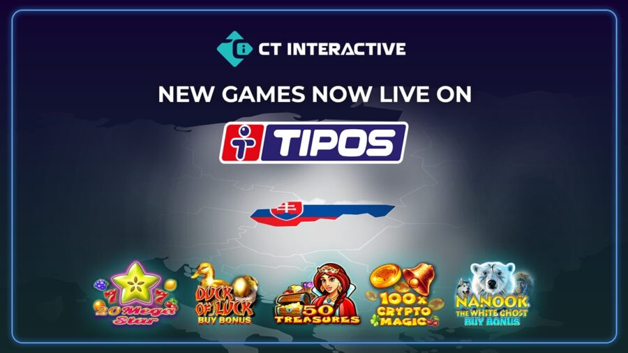 CT Interactive launches new game portfolio on Tipos.sk