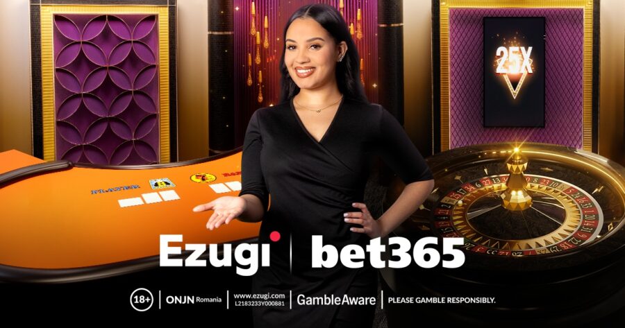 Ezugi partners with bet365 to expand live casino choice for players in Ontario, New Jersey and the UK