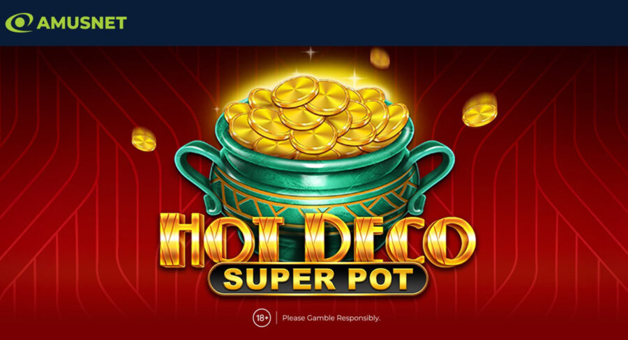 Amusnet invites players to step back into the art deco period in style with Hot Deco Super Pot