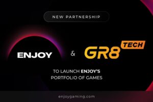 New partnership. ENJOY and GR8 Tech to launch Enjoy's portfolio of games.
