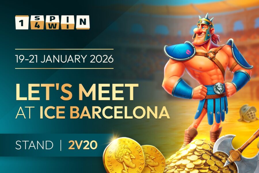 1spin4win brings a new gladiator-themed slot to the ICE 2026 arena