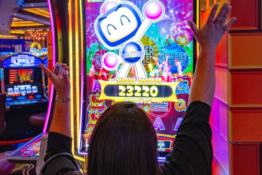 Bomberman slot machine at Graton Resort & Casino.
