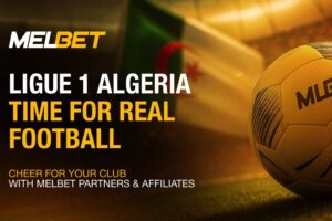 MelBet - Ligue 1 Algeria time for real football. Cheer for your club with MelBet Partners & Affiliates.