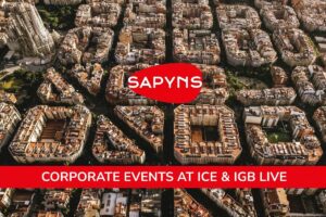 Sapyns, corporate events at ICE and iGB Live!