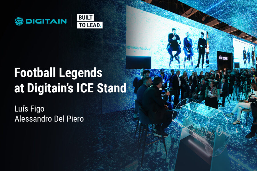 Digitain hosted football icons Luís Figo and Alessandro Del Piero at ICE Barcelona 2026