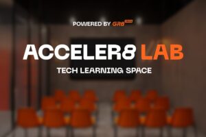 Powered by GR8 Tech. Acceler8 Lab tech learning space.