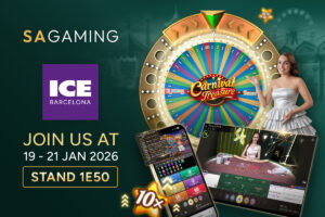 SA GAMING. ICE. Join us at Stand 1E50. 19-21 JAN, 2026.