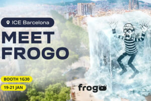 ICE Barcelona. Meet FROGO. Booth 1G30. 19-21 Jan.