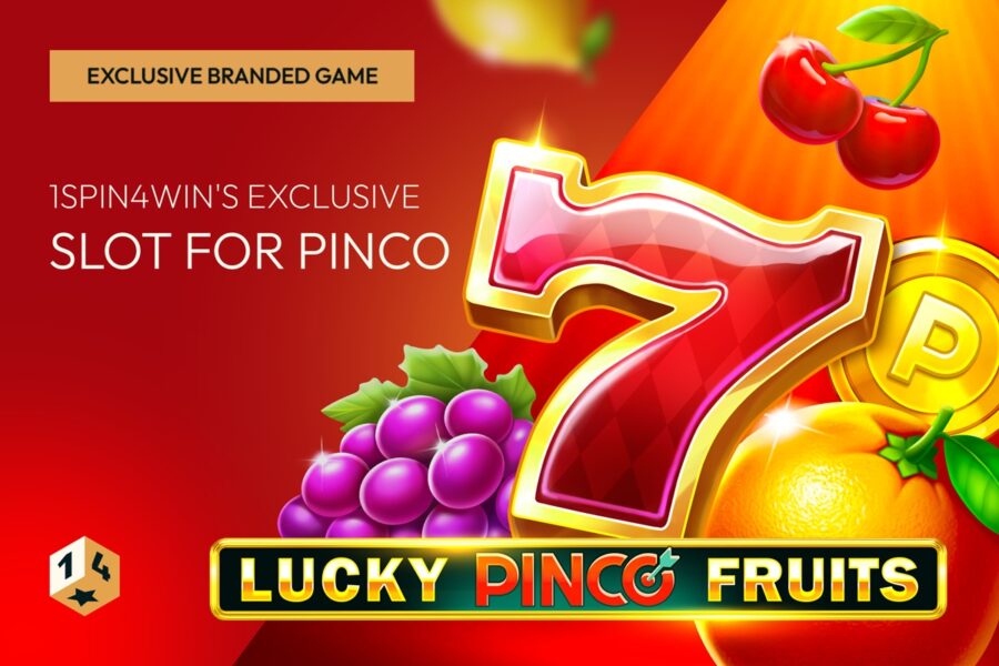 1spin4win releases Lucky Pinco Fruits, a branded slot created exclusively for Pinco Casino