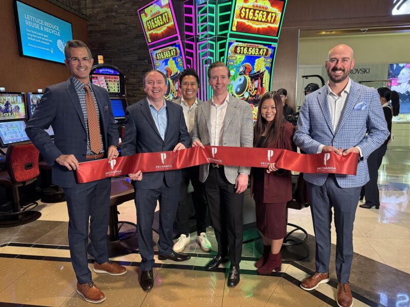 Pechanga Resort Casino gets all aboard to celebrate world debut of Konami Gaming’s Red Fortune Rail casino slot series