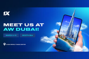 1X. Meet us at AW Dubai.March 4-5. Booth B14. Dubai World Trade Center.
