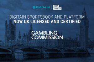 Digitain sportsbook and platform now UK licensed and certified. Gambling Commission.