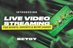 Introducing live video streaming for sports, esports and betby games. BETBY.