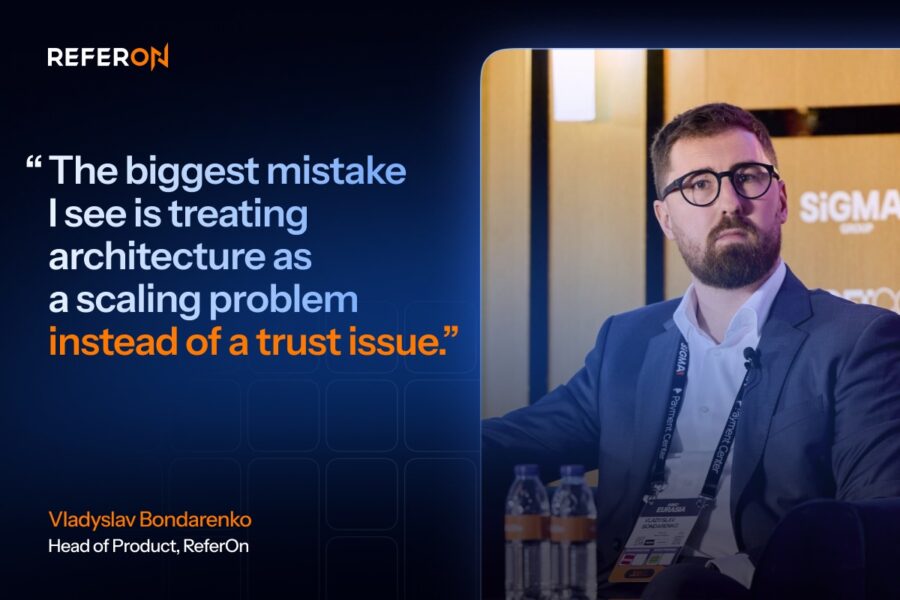 Vladyslav Bondarenko, Head of Product, ReferOn.