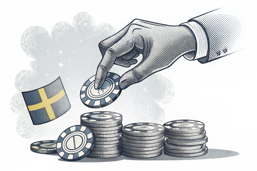 Swedish gambling revenue rose slightly in 2025