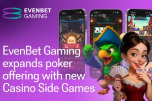 EvenBet Gaming expands poker offering with new casino side games.