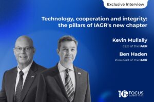 Exclusive interview. Technology, cooperation and integrity: the pillars of IAGR's new chapter. Kevin Mullaly, CEO of the IAGR; Ben Haden, President of the IAGR.