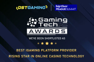 DSTGAMING - Gaming Tech Awards. We've been shortlisted as best igaming platform provider and rising star in online casino technology.