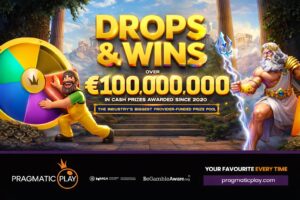 Pragmatic Play adds to €100,000,000 awarded so far with new Drops & Wins season