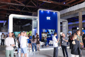 1xBet booth at SIC Cyprus 2026.