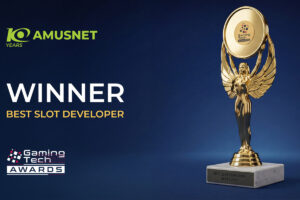 Amusnet. Winner best slot developer. GamingTECH Awards 2026.