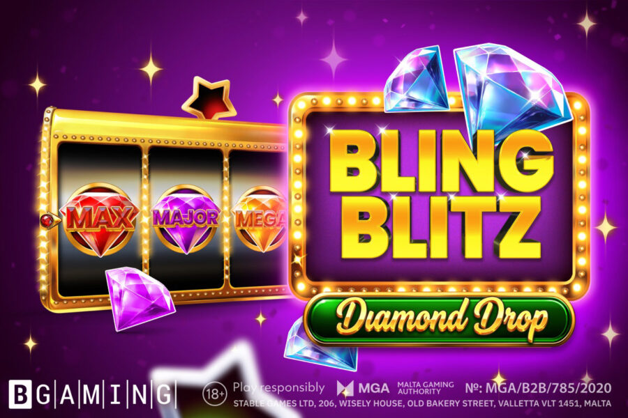 BGaming releases its latest slot, Bling Blitz Diamond Drop