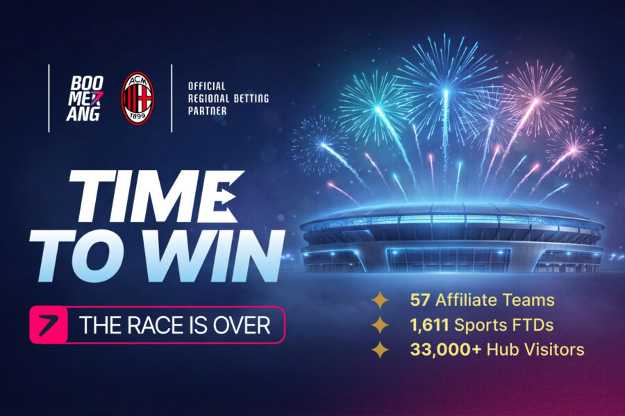 Boomerang Partners brought TIME TO WIN to a close with 57 teams having competed for exclusive AC Milan-related rewards
