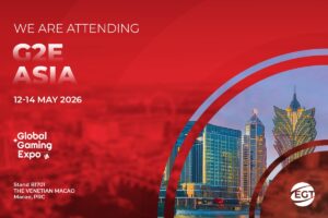 EGT announces its attendance at G2E Asia from May 12 to 14 at The Venetian Macao.