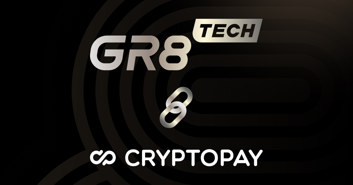 GR8 Tech enhances crypto capabilities with Cryptopay partnership