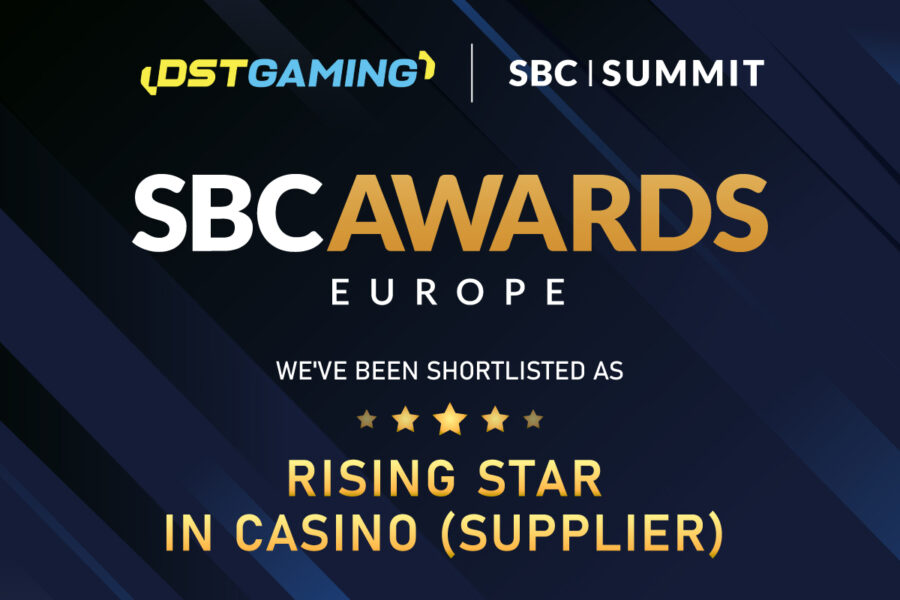 DSTGAMING shortlisted for Rising Star in Casino (Supplier) at SBC Awards Europe 2026