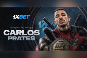 1xBet ambassador Carlos Prates defeated Jack Della Maddalena at UFC Perth.