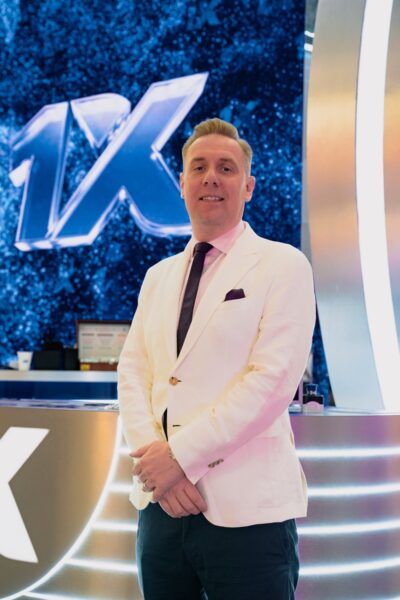 1xBet booth at SBC Summit Malta 2026.