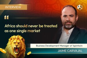 Jaime Carvajal, 1spin4win: “Localisation is especially important for operators and providers across African markets”