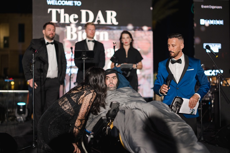 Bjorn Formosa during one of the Charity Galas.