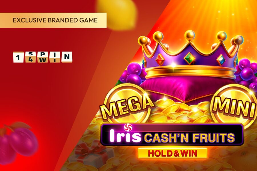 1spin4win presents Iris Cash’n Fruits Hold and Win, a branded slot for Iris Casino