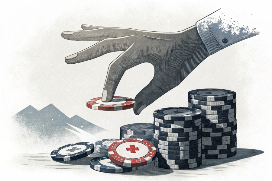 Full-year Swiss casino revenue falls