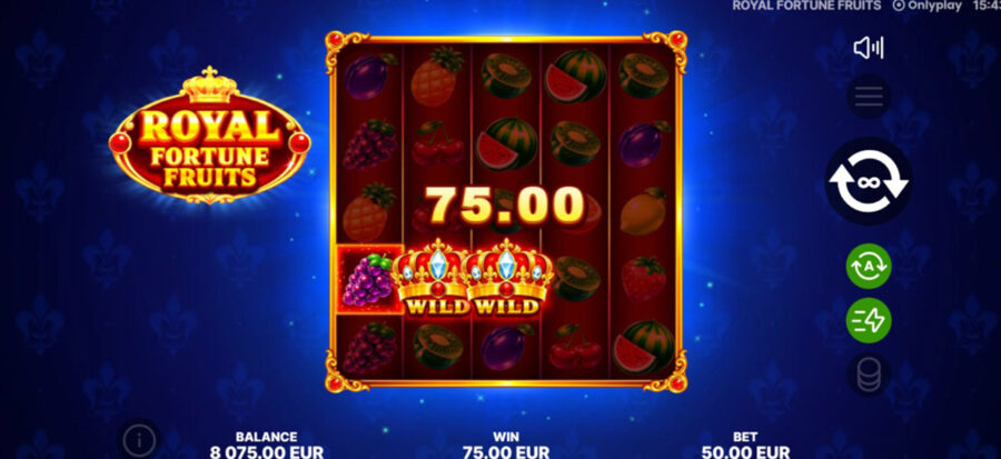 Onlyplay presents Royal Fortune Fruits 