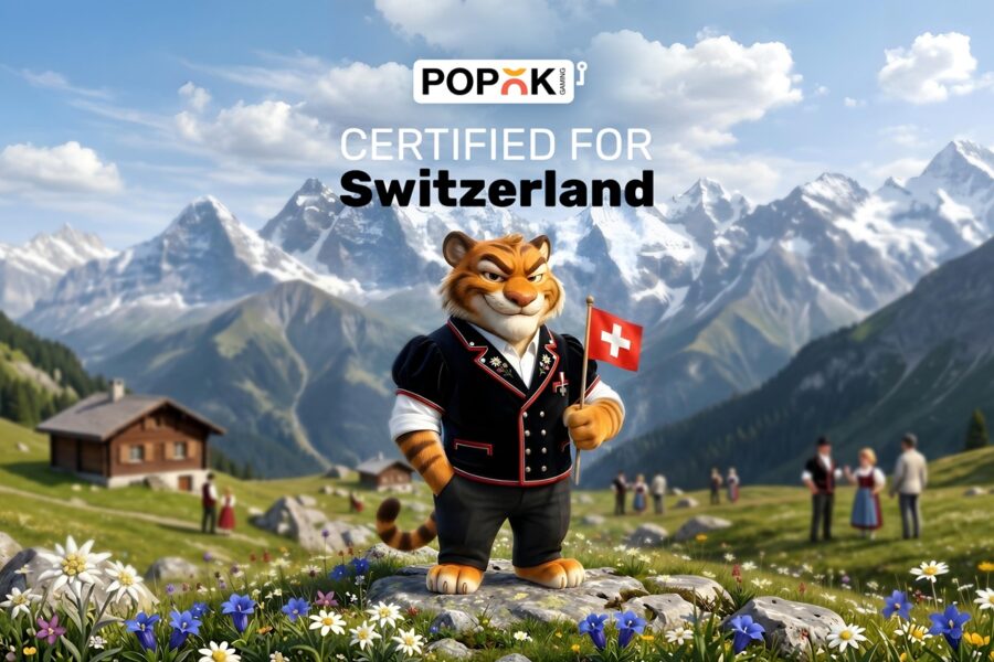 PopOK Gaming enters Swiss igaming market with official game certification