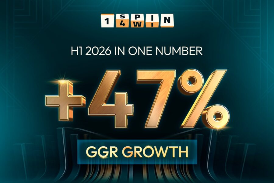 1spin4win achieves strong H1 2026 growth with GGR up 47% year over year 
