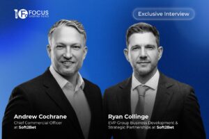 Andre Cochrane, Chief Commercial Officer at Soft2Bet, and Ryan Collinge, EVP Group Business Development & Strategic Partnerships at Soft2Bet.