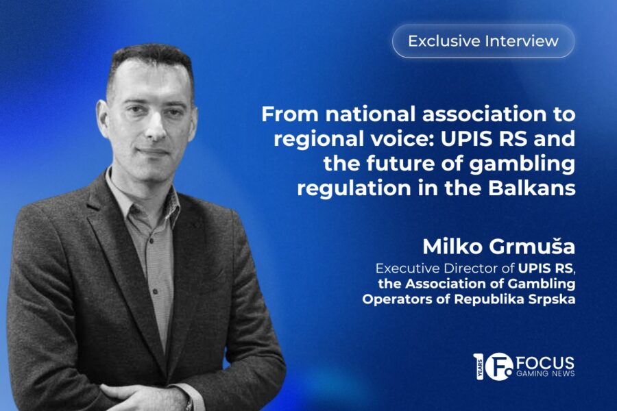 Milko Grmuša, Executive Director of UPIS RS, the Association of Gambling Operators of Republika Srpska.