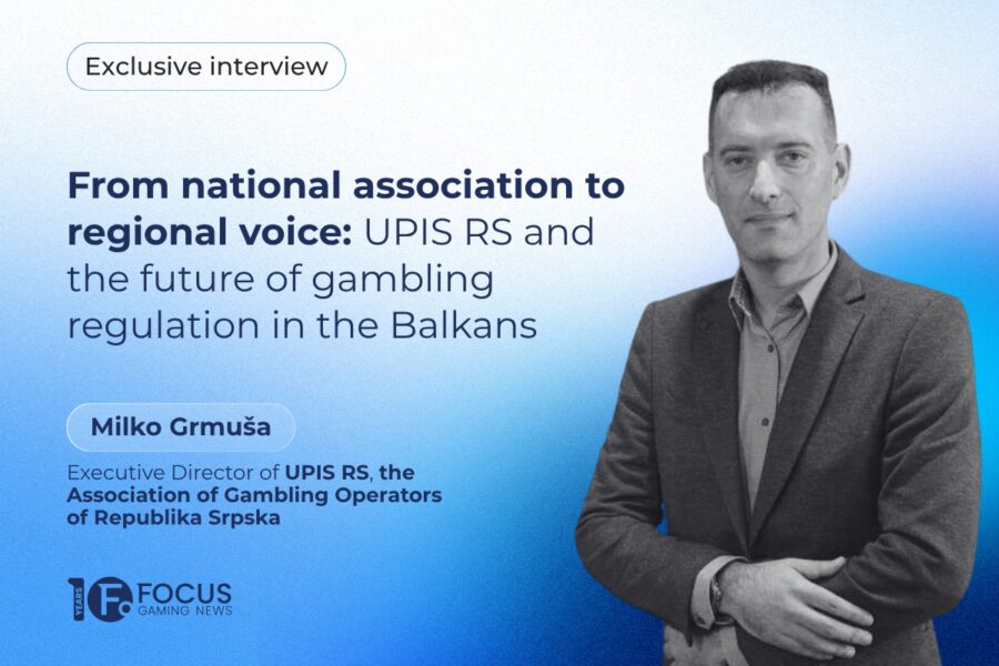 Milko Grmuša, Executive Director of UPIS RS, the Association of Gambling Operators of Republika Srpska.