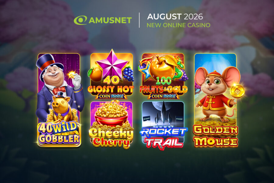Amusnet expands its portfolio this August with thrilling new releases across slots and crash games