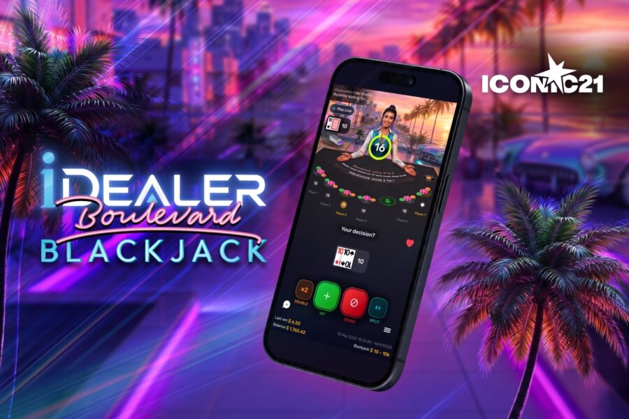 ICONIC21 takes its AI-powered dealer to Miami with the release of iDealer Boulevard Blackjack