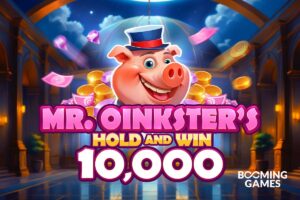 Booming Games releases Mr. Oinkster's Hold and Win 10,000