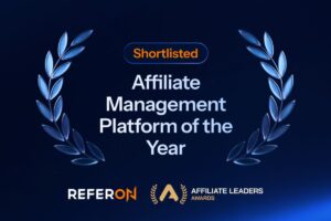 ReferOn shortlisted Affiliate Management Platform of the Year at Affiliate Leaders Awards.