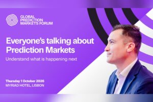GLOBAL PREDICTION MARKETS FORUM. EVERYONE'S TALKING ABOUT PREDICTION MARKETS. UNDERSTAND WHAT IS HAPPENING NEXT. THURSDAY 1 OCTOBER 2026.