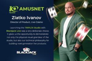 Zlatko Ivanov, director of product, live casino at Amusnet.